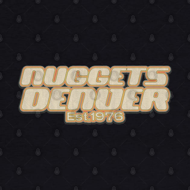 Denver Nuggets  / Old Style Vintage by Zluenhurf